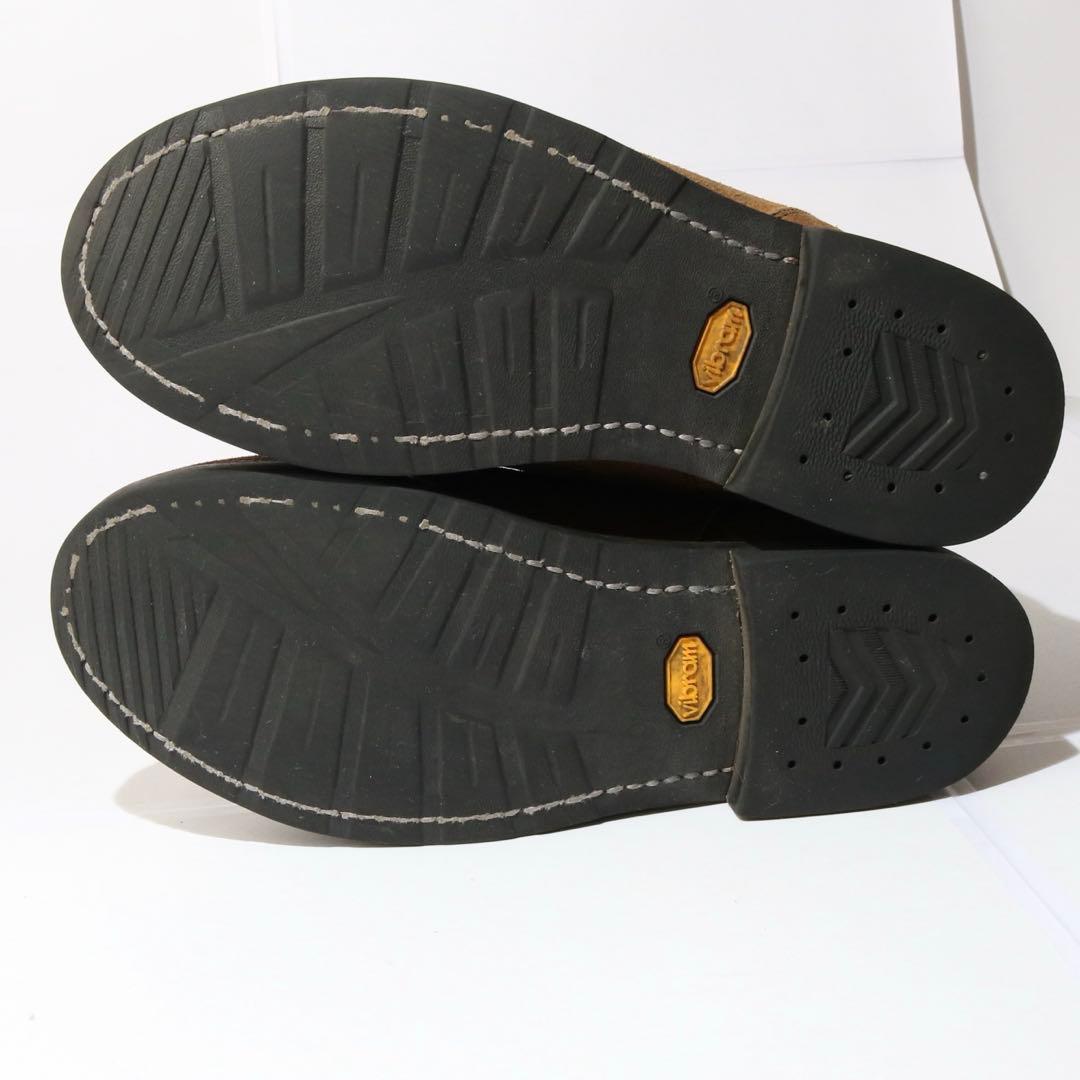 KADOYA エレファンタス バックジップブーツ スエード ビブラムソール E