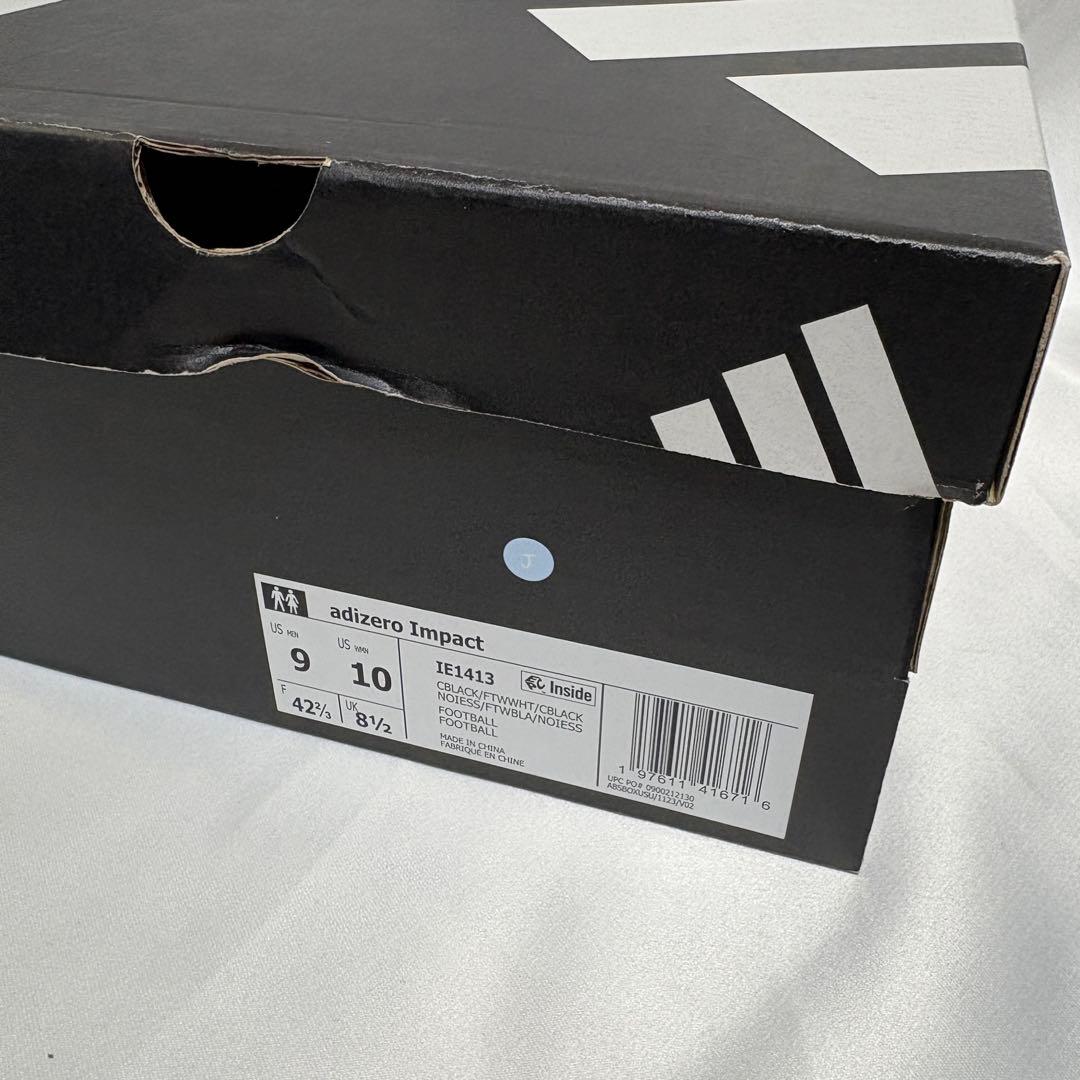 Adizero Impact Cleats　BLK/WHT　27.0㎝　J