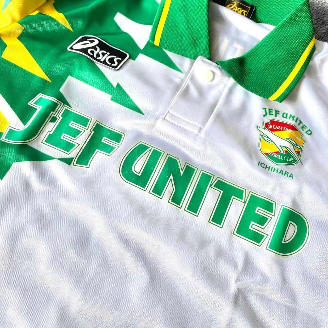 【J初期モデル／新品上下セット】ジェフ市原 ９３／９４（A）アシックス