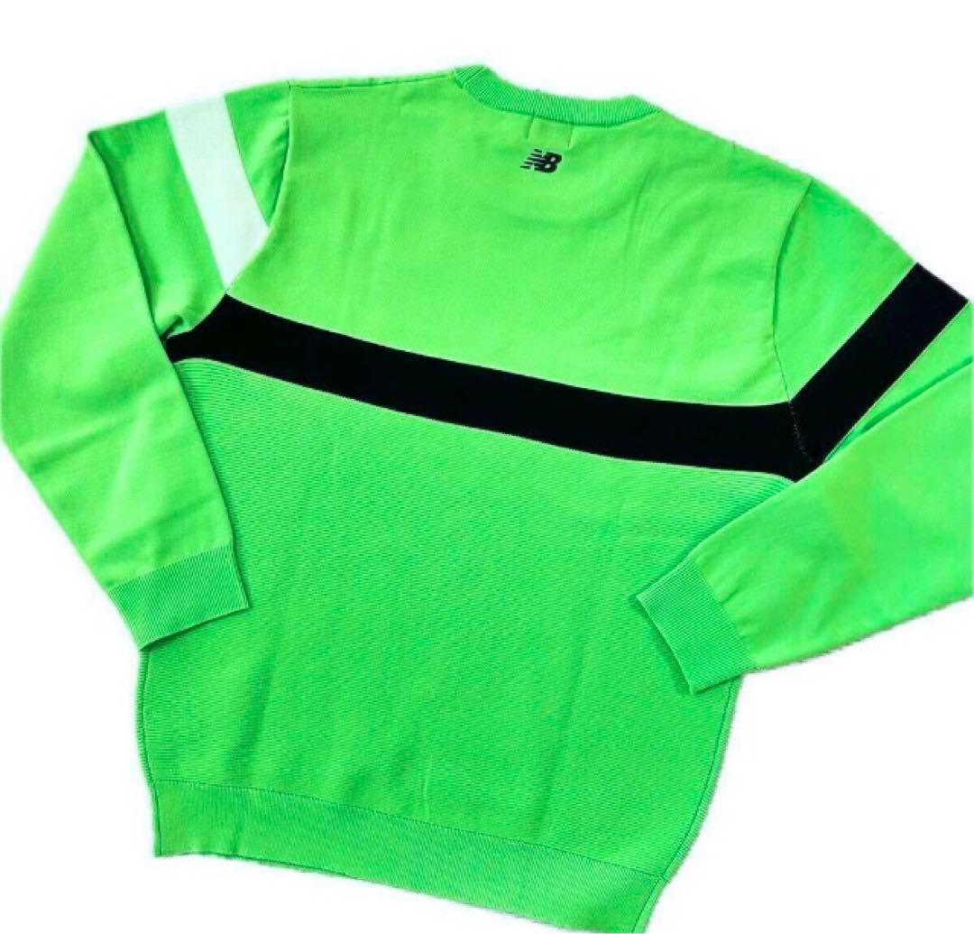 【new balance Golf／NB】クルーネックニットプルオーバー・XL