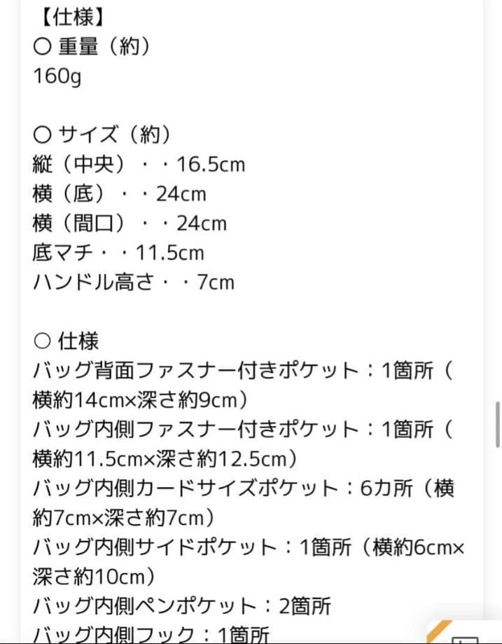 サロンドアルフォード　 スマイルバッグインバッグ ロングショルダーストラップ付き