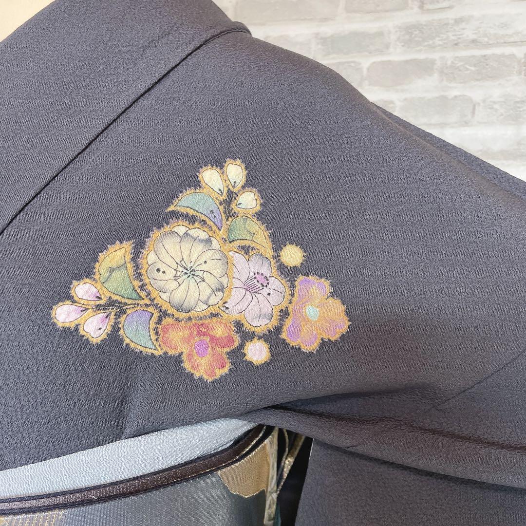 訪問着　フルセット　翠山　辻ヶ花　桐屋　新はじく絹のきもの加工　入学式　Q5