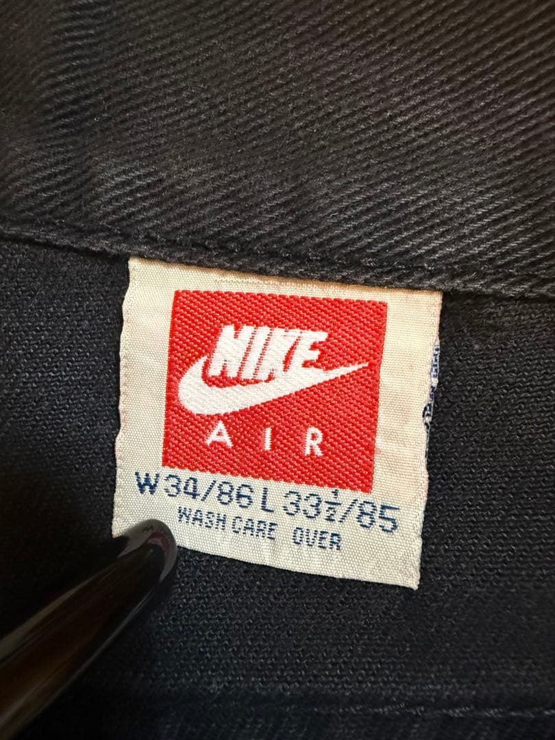 希少 良サイズ NIKE Archive バギー ワイド ブラック デニム