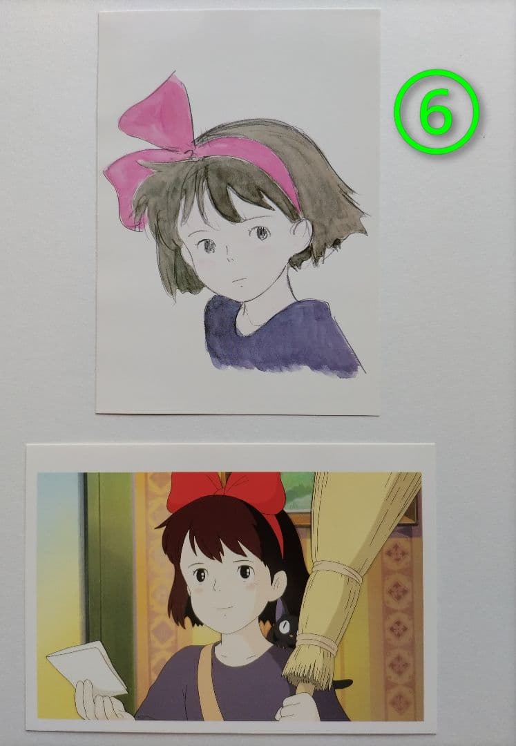 魔女の宅急便　 ポスター２点+他、計７点セット　当時アニメージュ付録