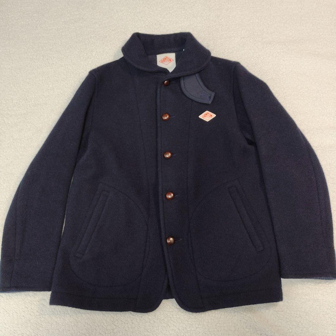 DANTON ダントン ウールモッサ シングルジャケット ネイビー 42