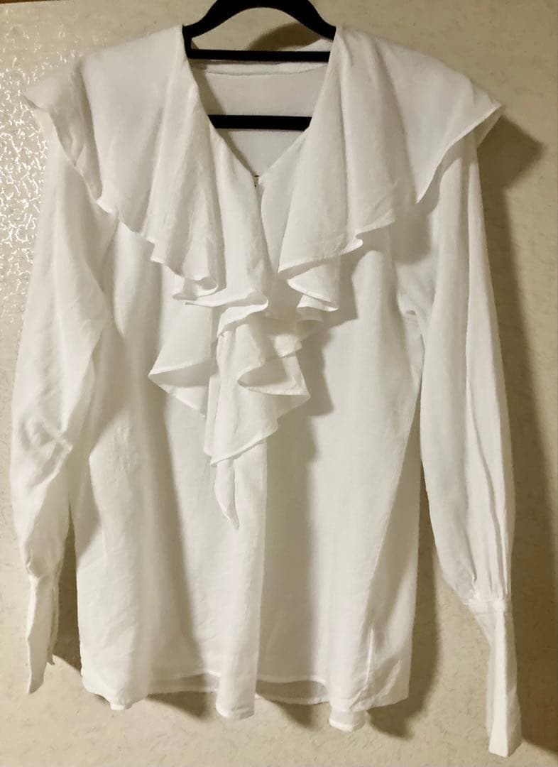 Whim Gazette カスケードフリルブラウス