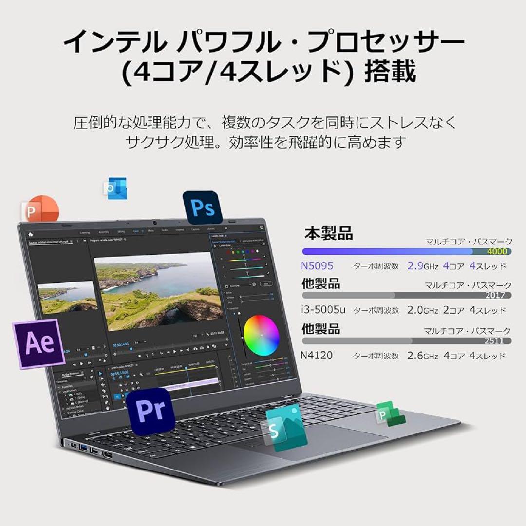 ノートパソコン office2024搭載　15.6型　 11 Pro 指紋認証