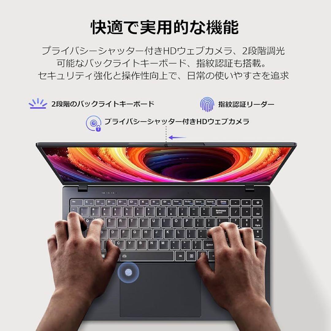 ノートパソコン office2024搭載　15.6型　 11 Pro 指紋認証