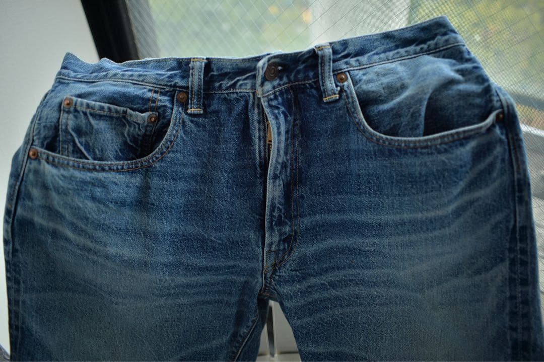 WAREHOUSE × BEAMS 別注 Lot.1105 セコハン W36 濃