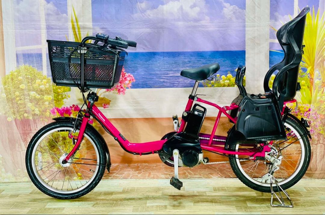 人気モデル！ギュット⭐️12AHパナソニック子供乗せ電動アシスト自転車Y3134