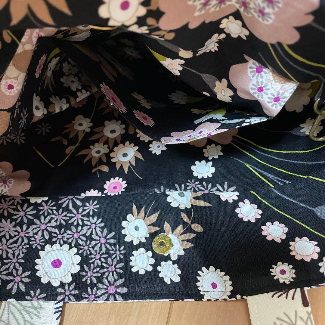 ぽんず☆　長財布　やりくり財布　ハンドメイド　トートバッグ　レア廃盤生地