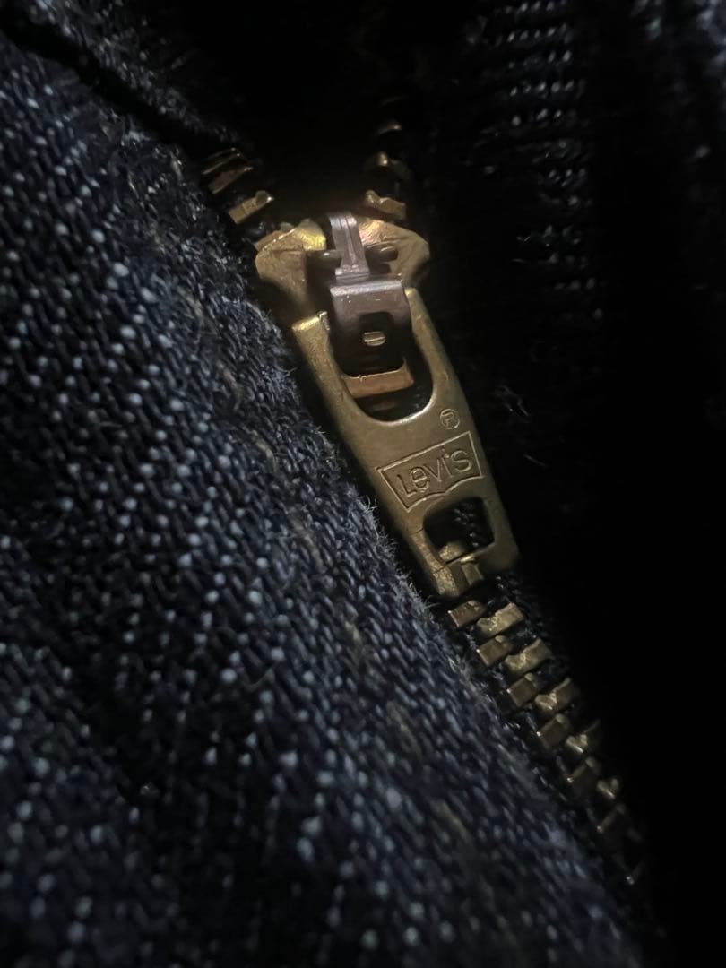 90s levi's 505-0259 先染めブラック　希少鬼ヒゲ　ハチノス