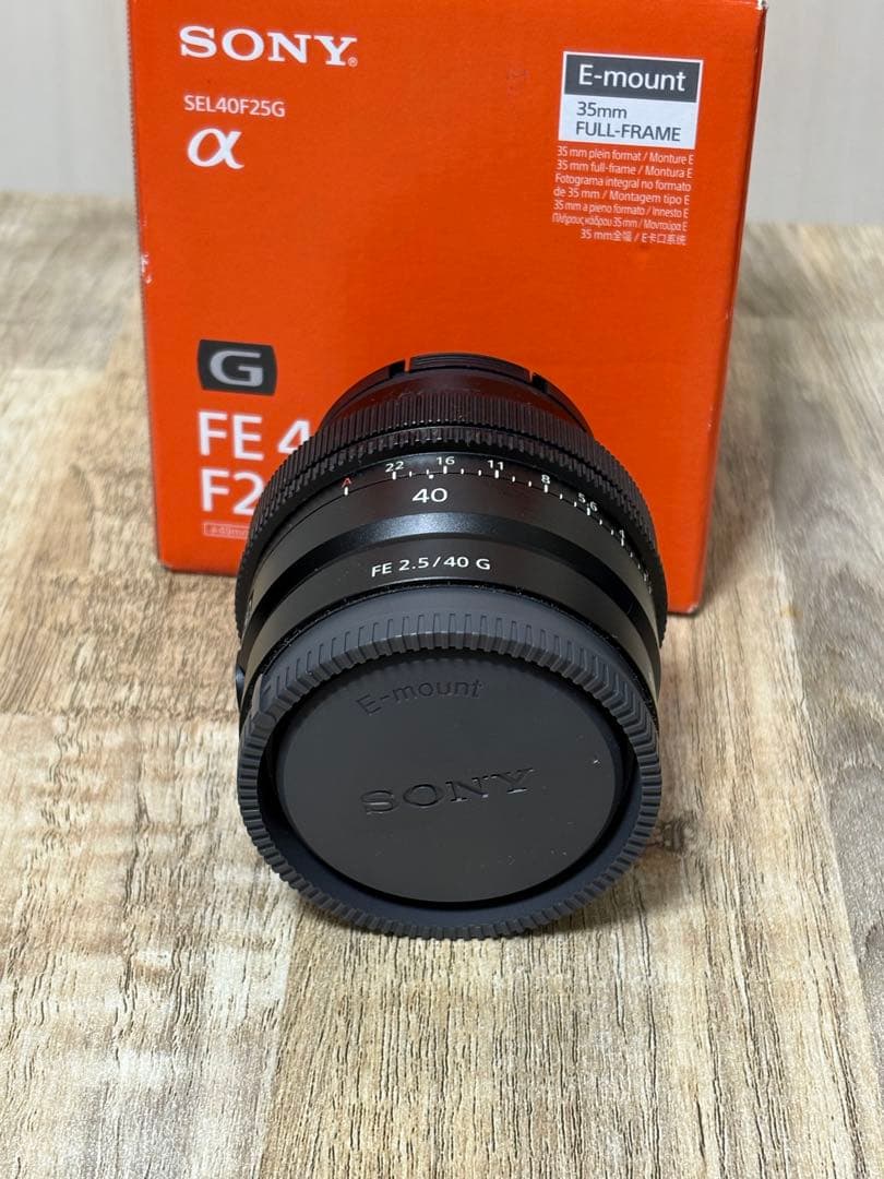 SONY α7C ミラーレスカメラ + FE 35mm F2.5 Gレンズ