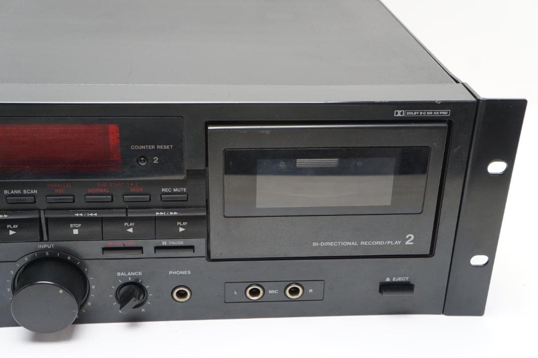 【メンテ済み】TASCAM 202MKⅢ タスカム MK3 ダブルカセットデッキ