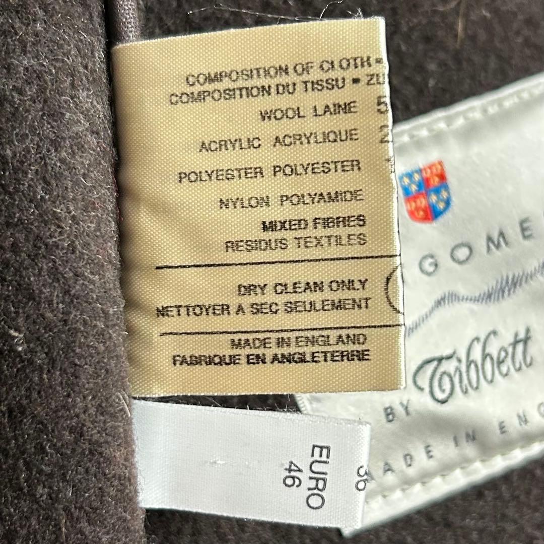 90s【美品】モンゴメリーバイチベット/チェック柄ダッフルコート/英国製/古着