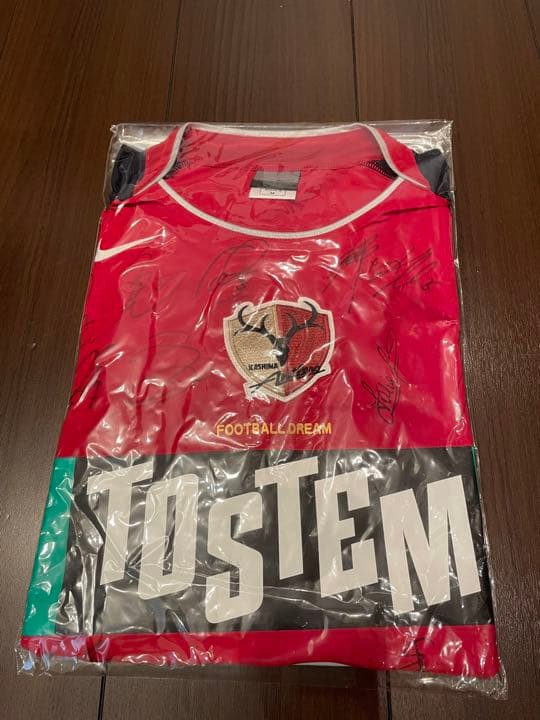 未使用品　鹿島アントラーズ　2004選手サイン入　ユニフォーム　ナイキ　NIKE