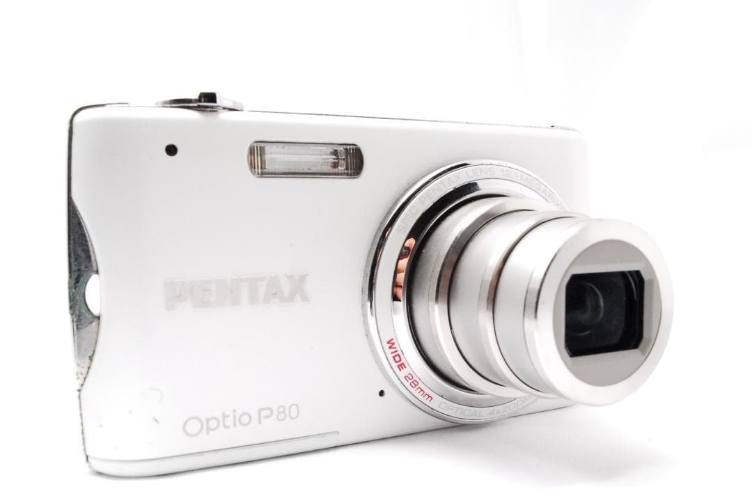 PENTAX Optio P80 ✨ホワイト✨コンパクトデジタルカメラ