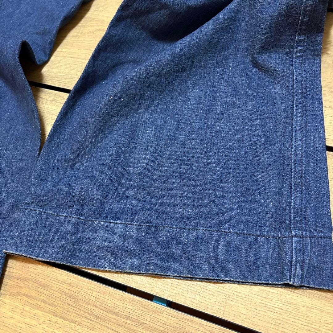 US NAVY 50s デニムセーラーパンツ w32相当 希少 海軍 ジーンズ