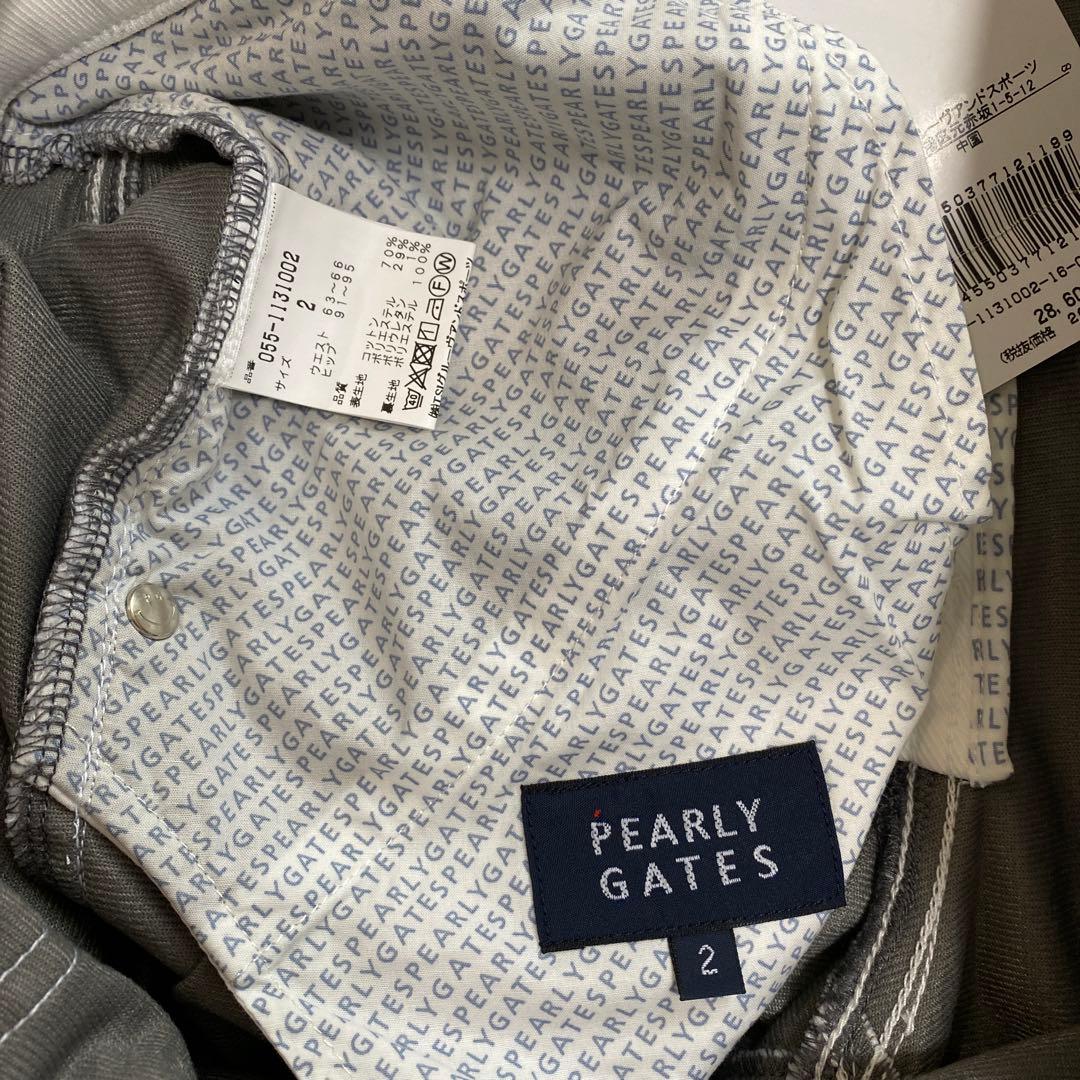 人気完売品パーリーゲイツ 冬用ストレッチカルゼ裏サーモパンツ レディスサイズ2