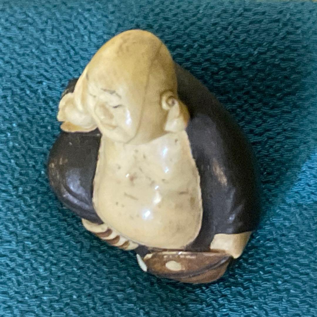 値下げ　骨董　布袋様　置物
