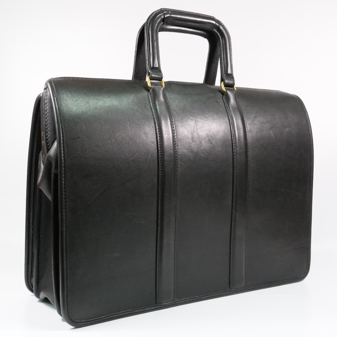 希少美品✨オールドコーチ ダレスバッグ 5420 USA製 自立 ブラック