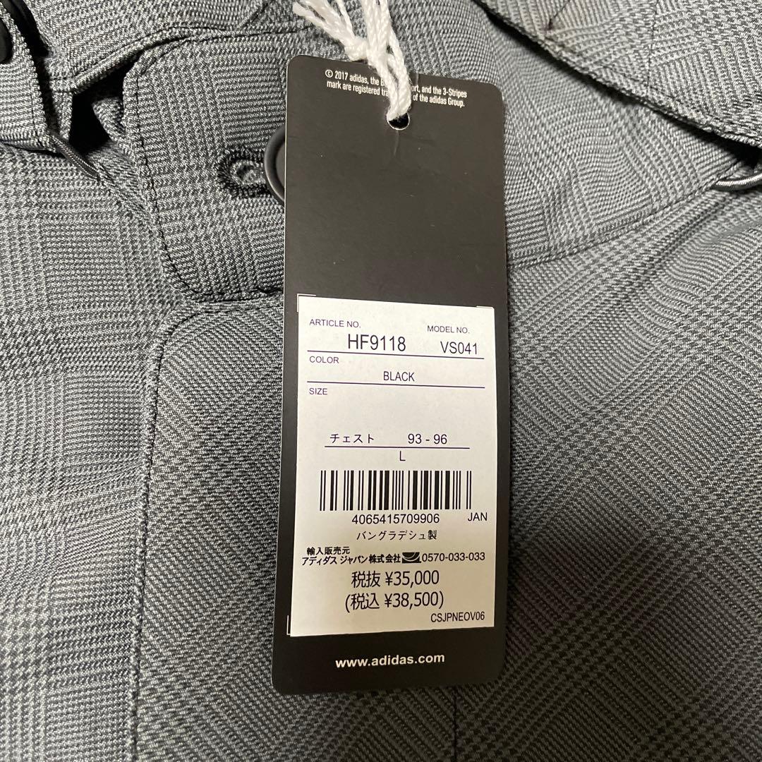 adidasゴルフ　デタッチャブル長袖フルジップハーフコート