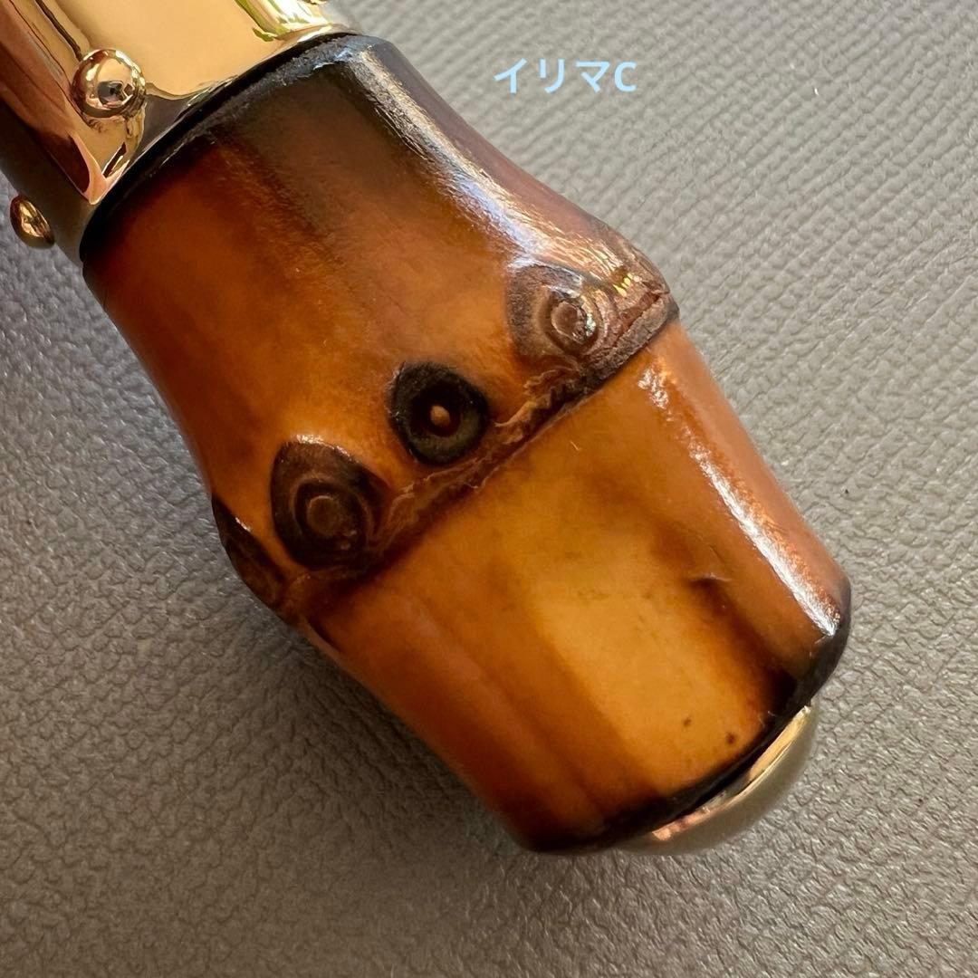 GUCCI グッチ　キーホルダー　バンブー 保存袋　箱付き　未使用