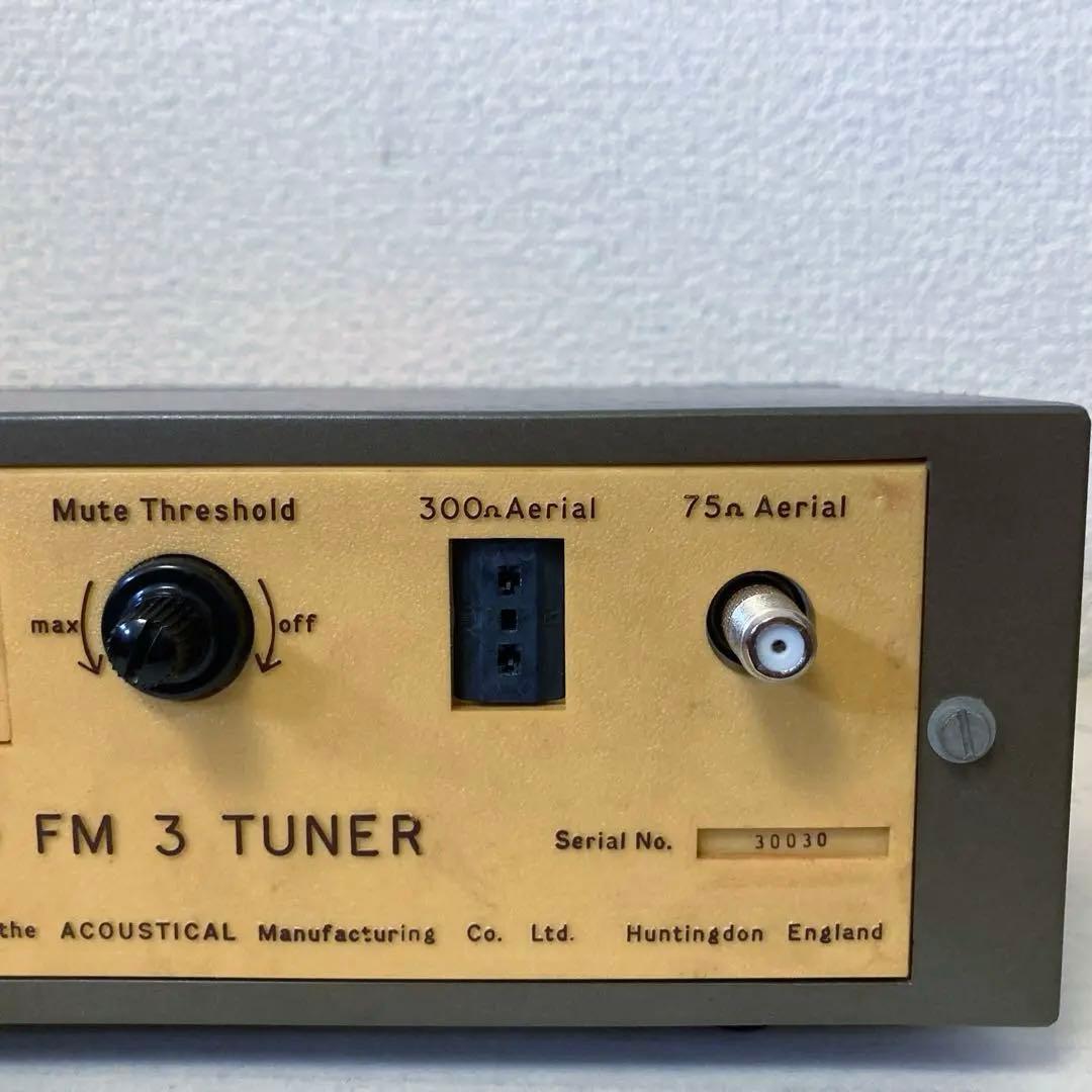 希少 英国QUAD FM3 FMチューナー日本バンド仕様ステレオ受信確認済み