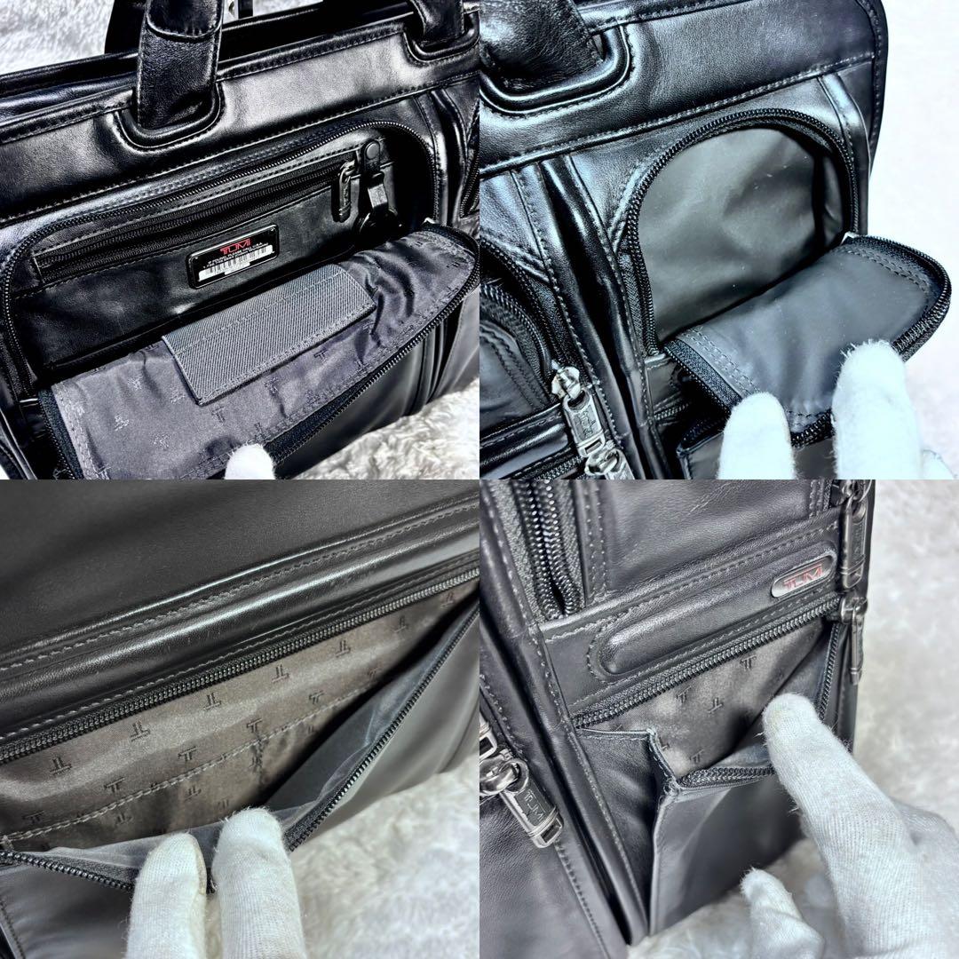 TUMI トゥミ 本革 高級 レザー 2WAY ビジネスバッグ 極美品