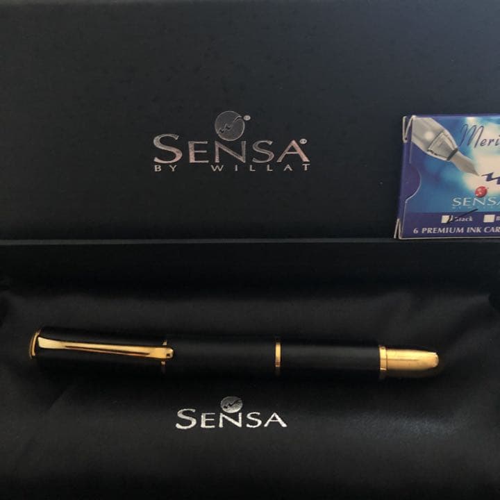 SENSA センサ　万年筆　ゴールド