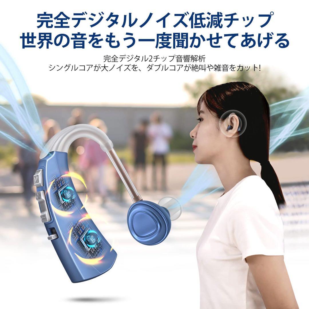 デジタルノイズ低減イヤホン 青