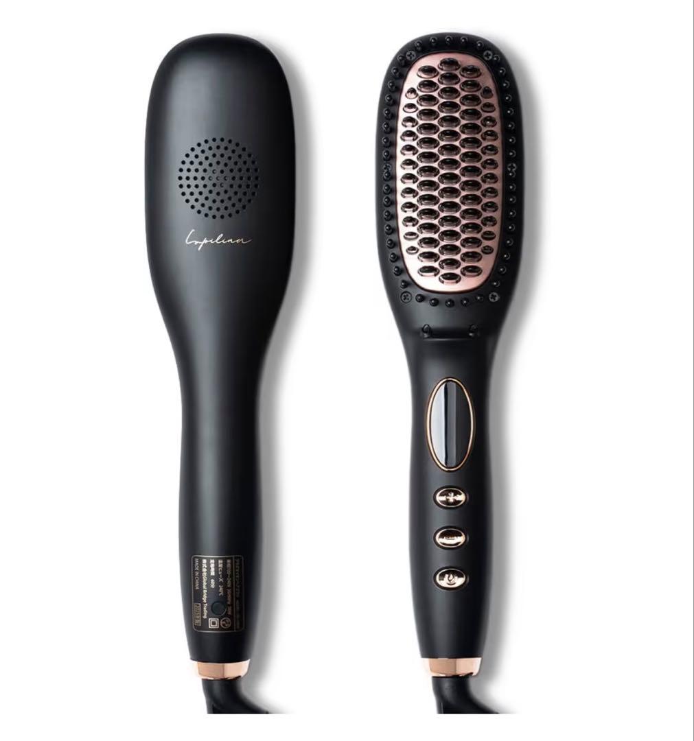 ✨極美品✨Lupilina ルピリーナ プラズマイオン ヒートブラシ ブラック