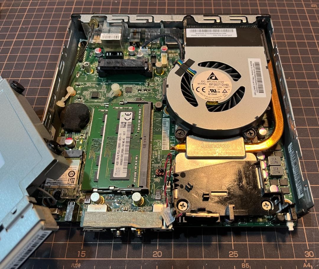 Lenovo ThinkCentre 715q tiny+光学ドライブ+パーツ