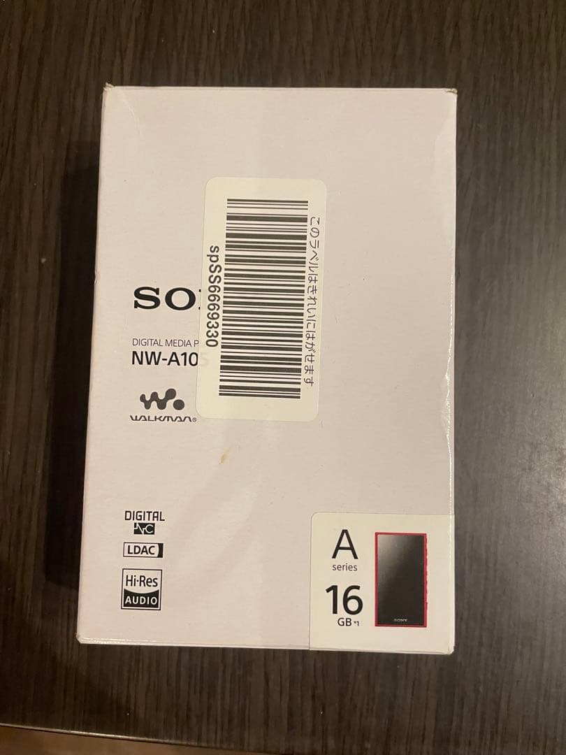 SONY NW-A105デジタルオーディオプレーヤー 16GB