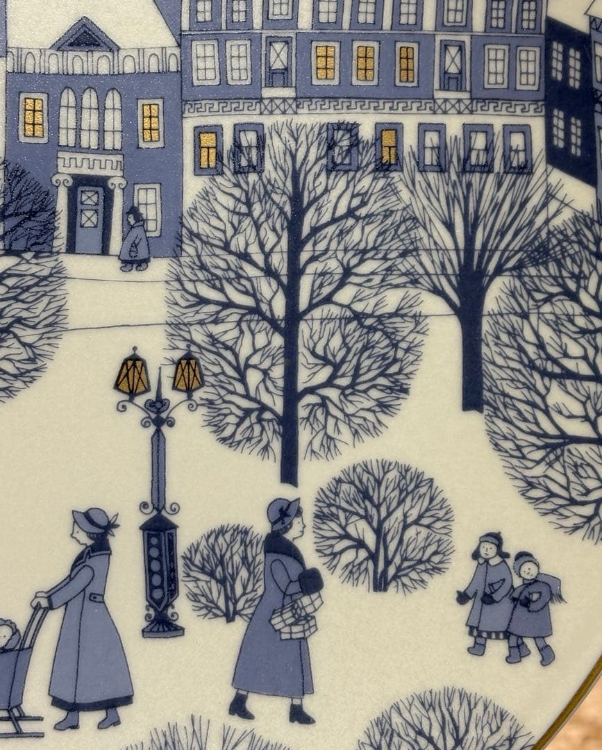 ARABIA ウオシッキネン 1985年クリスマスプレート(イヤープレート)