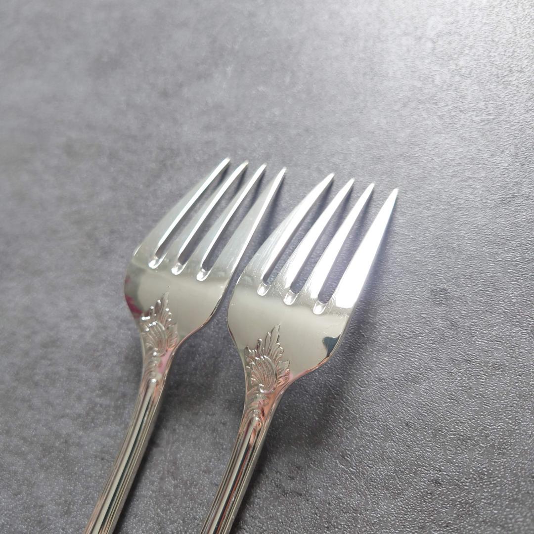 希少 美品 クリストフル マルリー サラダフォーク 2点