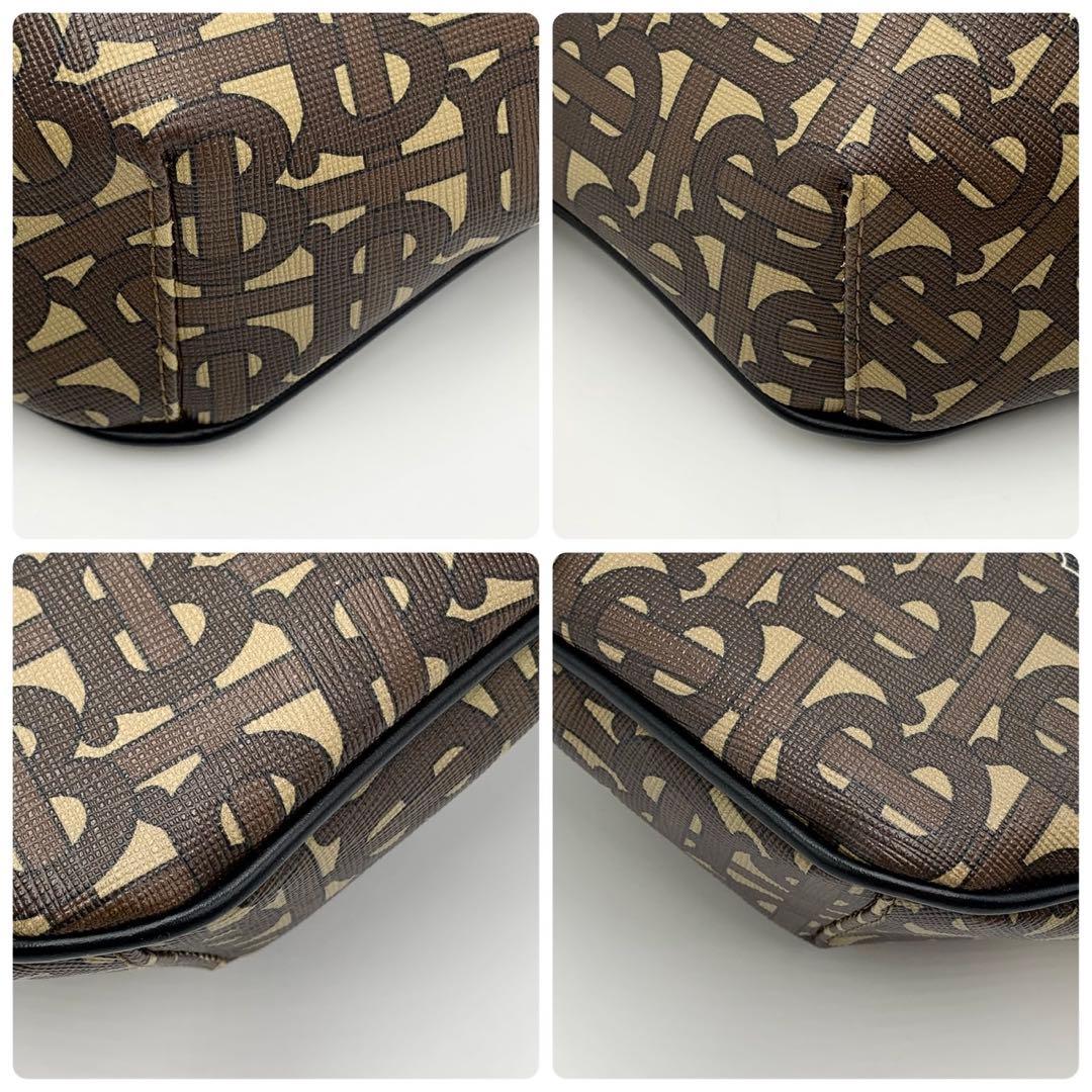 極美品 保存袋付きBurberry バーバリー TBモノグラム ボディバッグ