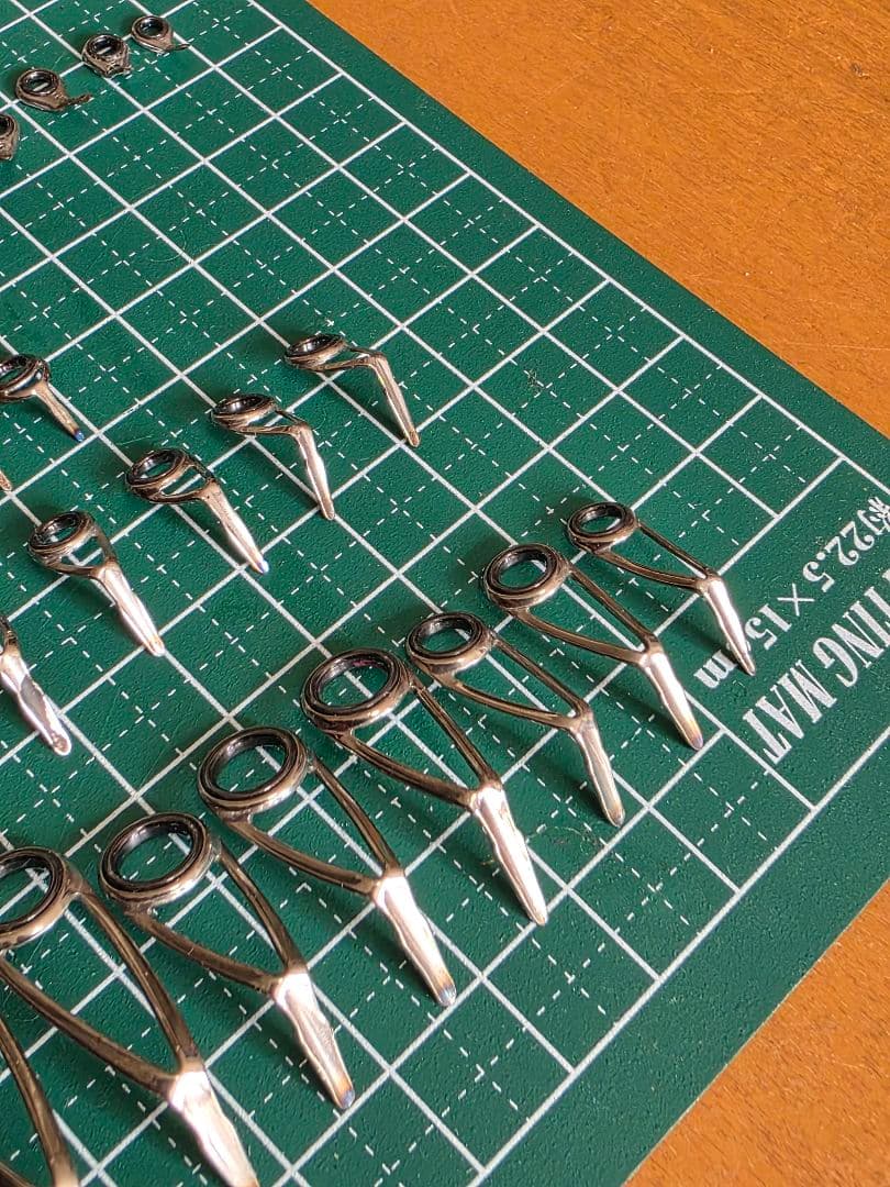 富士工業　FUJI　Sicガイド 75個セット　ロッドビルディング　補修に