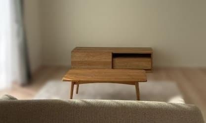 【モデルルーム展示品 未使用 送料込】テレビボード 幅150cm たのメル便