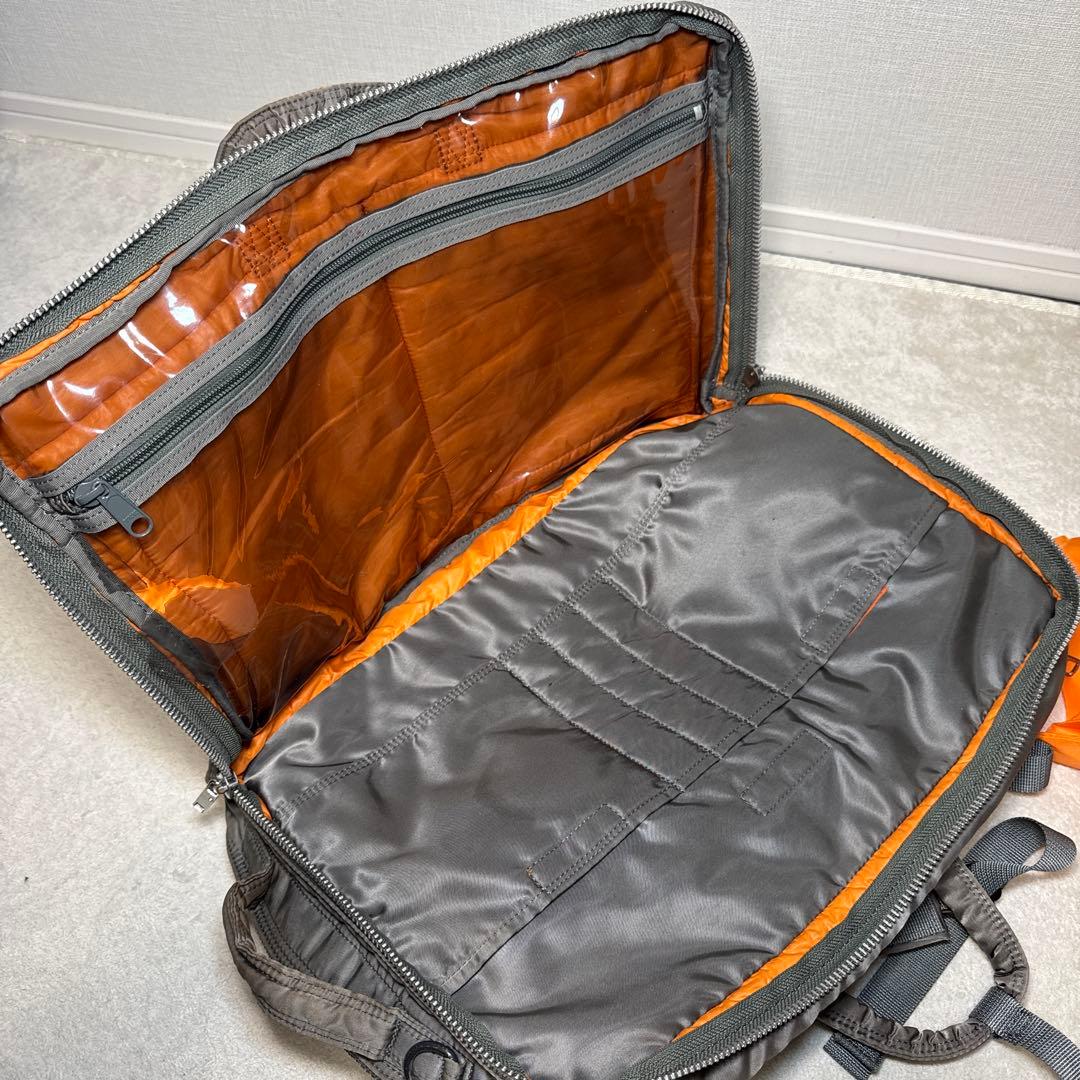 69 ポーター　タンカー　ビジネスバッグ　3way シルバー