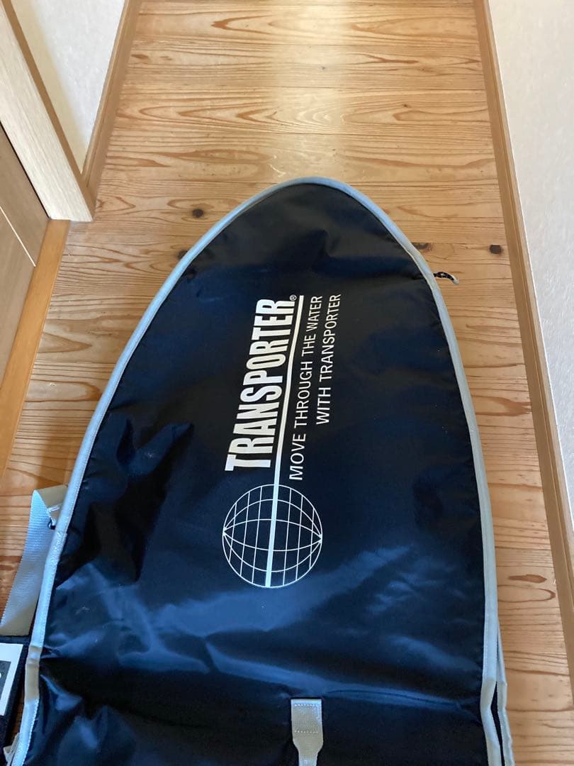 TRANSPORTER サーフボードハードケース 5'6\"ブラック　ショルダー付