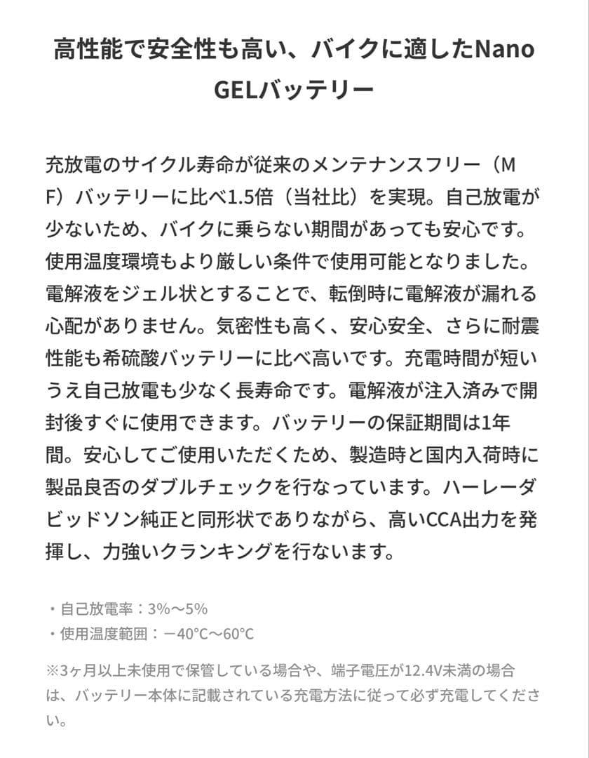 新品・未使用　デイトナバッテリー DYTX20HL-BS【即使用可】