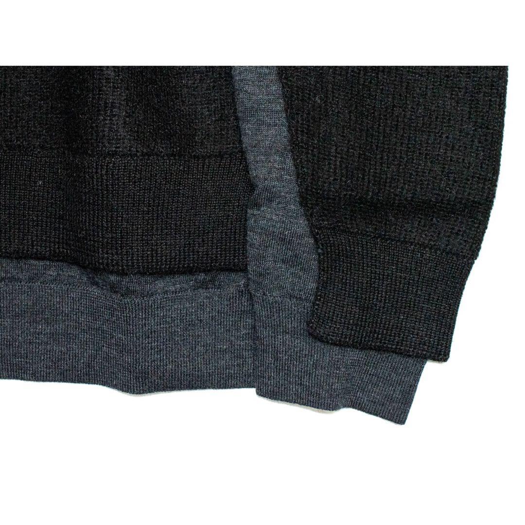 YOKE CONNECTING HIGHT NECK KNIT ハイネックニット