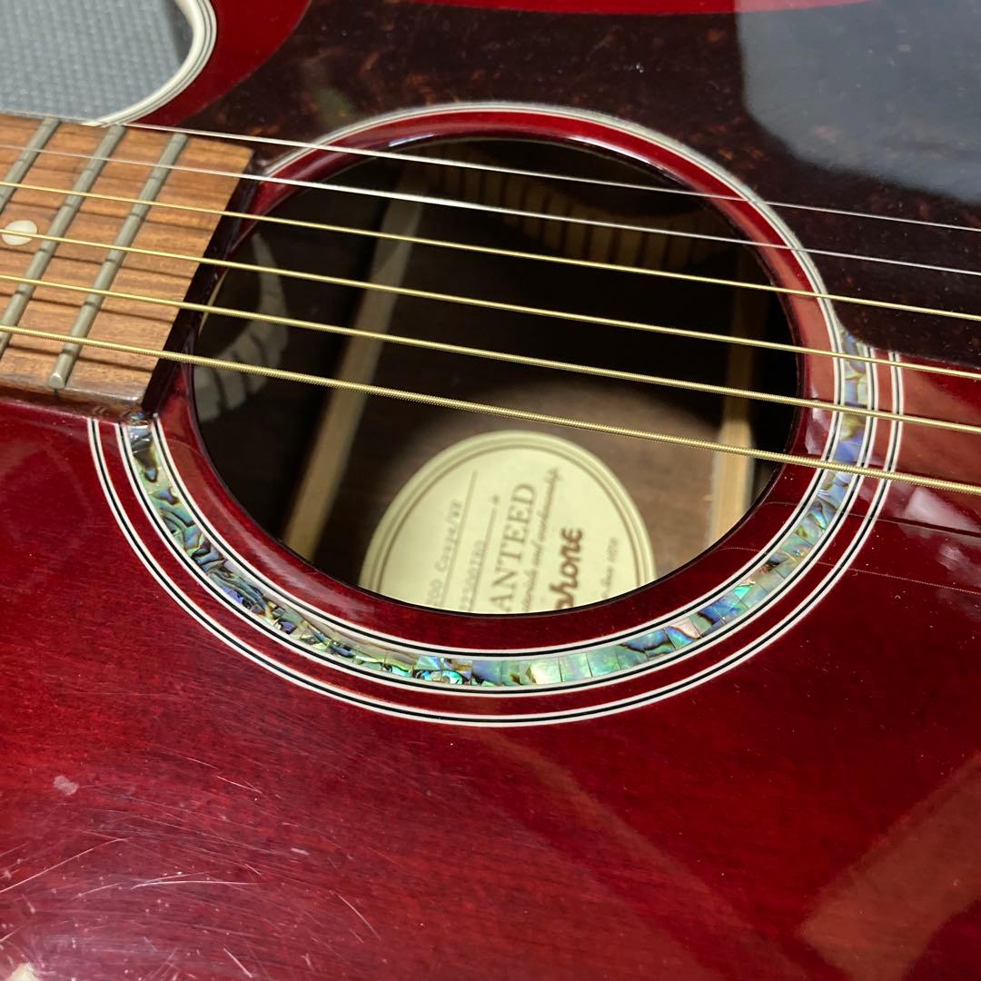 値下げ！EpiphoneエレアコEJ-200 Coupe WineRed