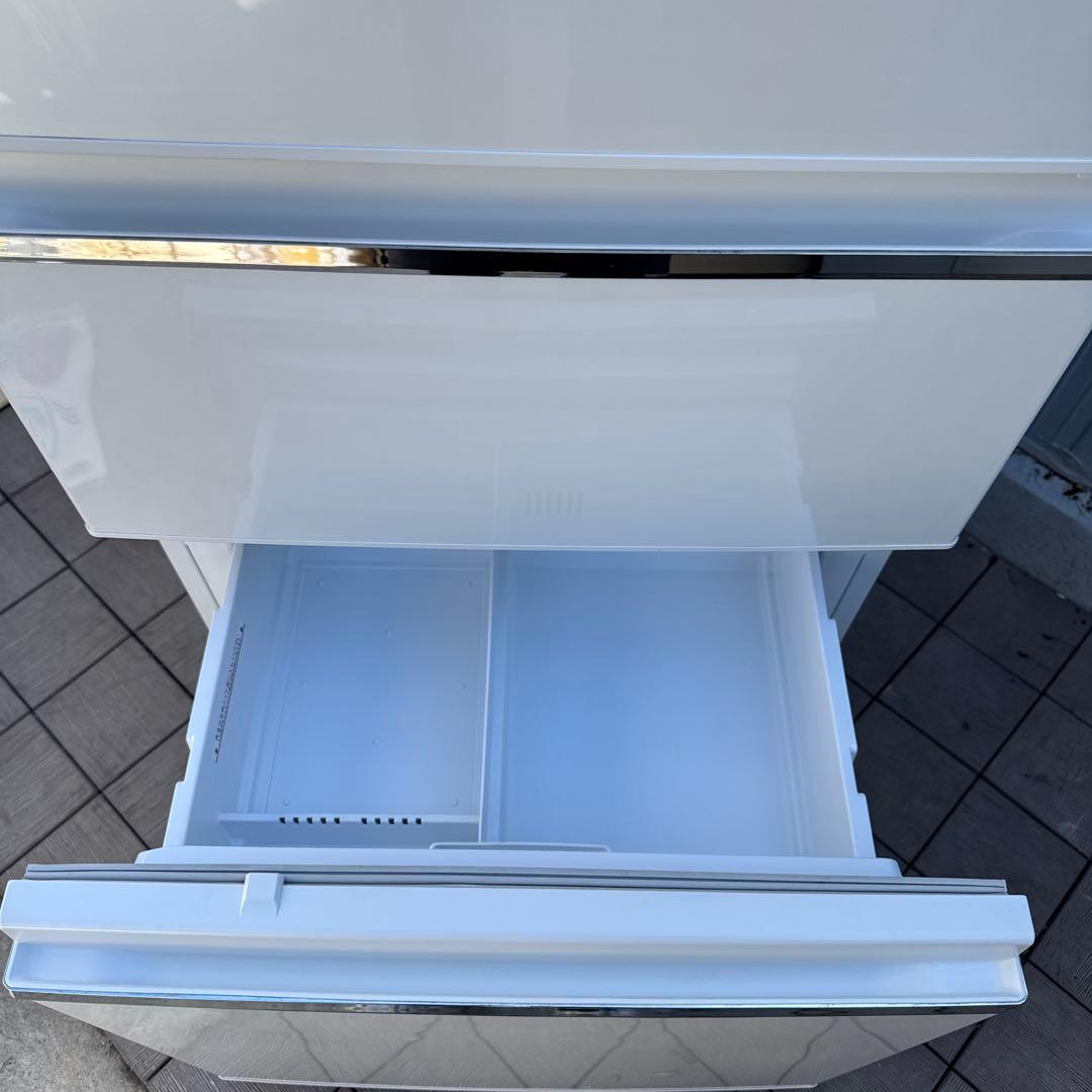 MITSUBISHI 2018年製 3ドア冷蔵庫330L 右開き パールホワイト