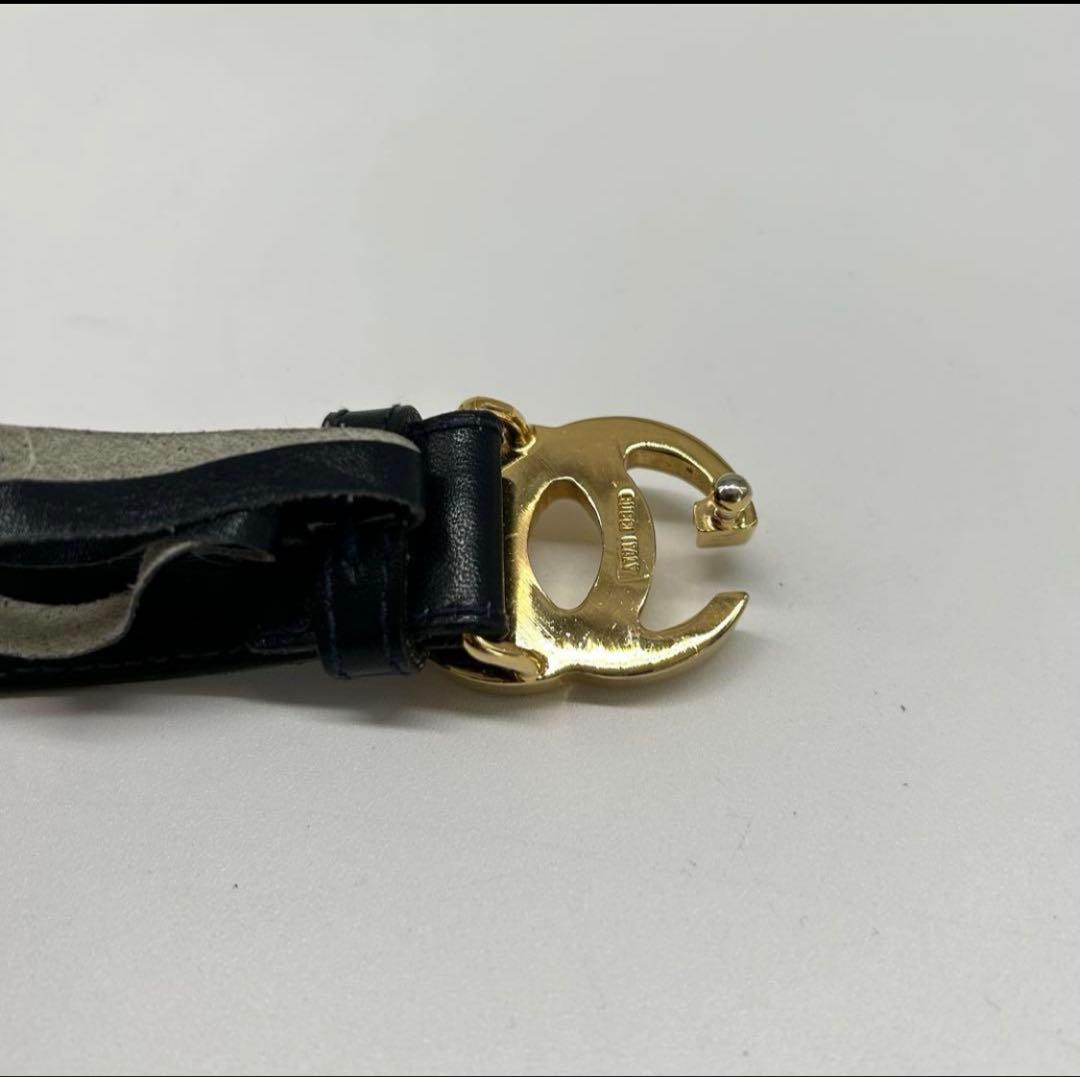 美品GUCCI ベルト　インターロッキング　ゴールドバックル　85