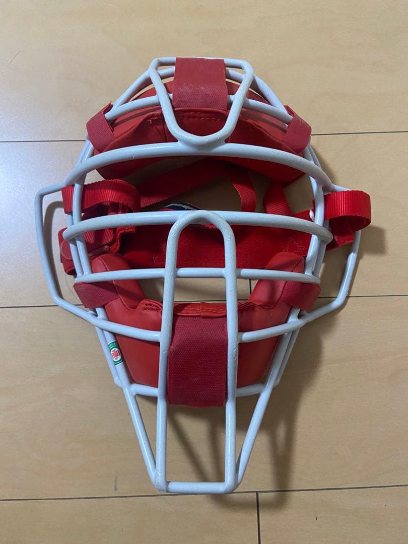 【夏キャンペーン大幅値下げ中】Mizuno キャッチャー防具フルセット　レッド