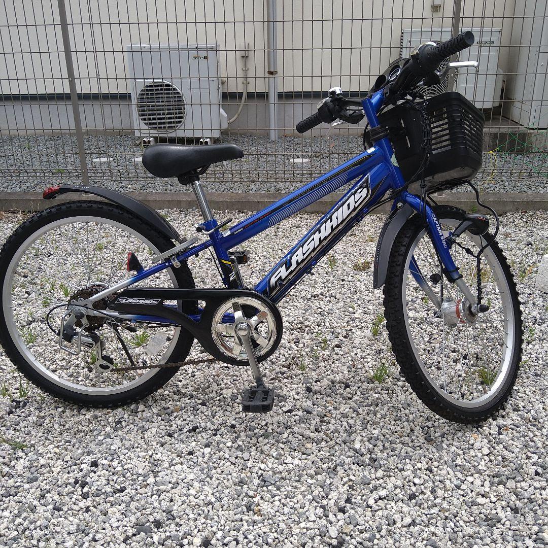 （Qray出品）中古美品 子供用自転車 22インチ フラッシュキッズ