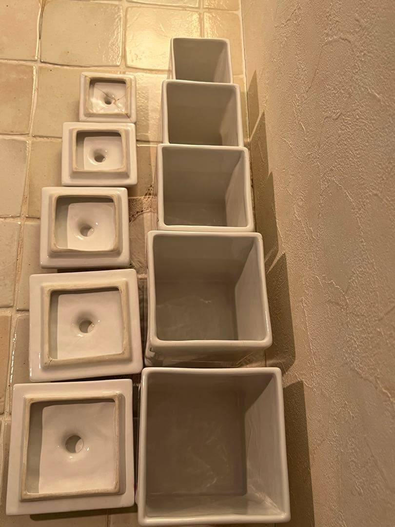 キャニスター5点セット　陶器製