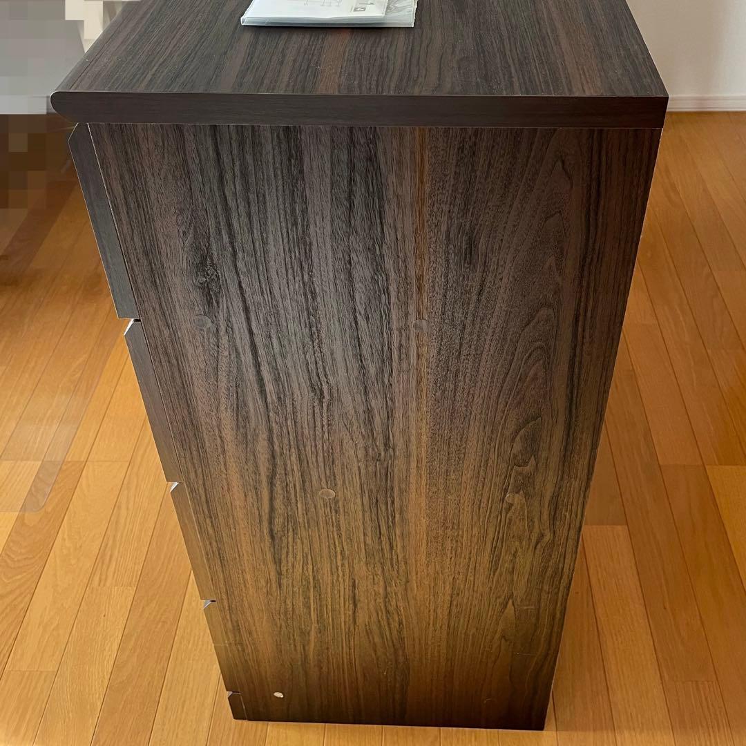 白井産業 チェスト 4段 5杯 ブラウン 取扱説明書付き